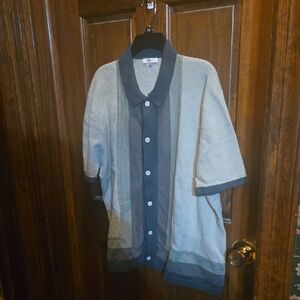 Madewell Olive and Green Knit Shirit